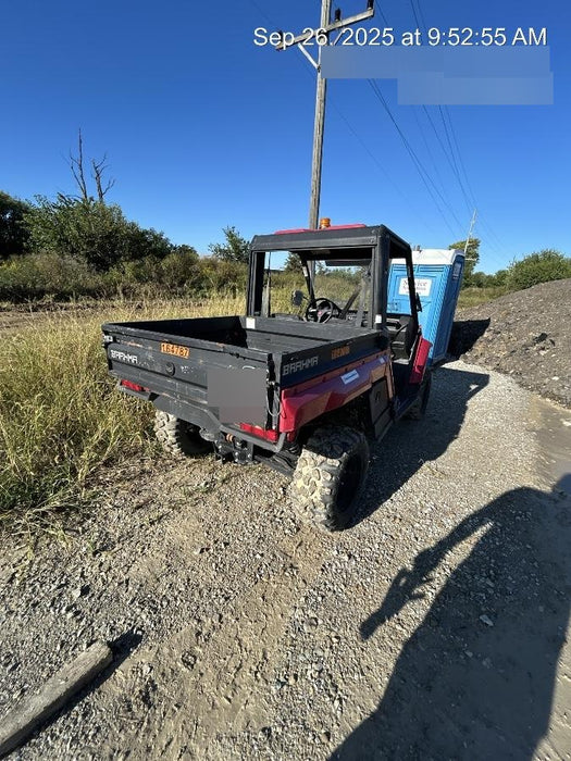 2021 Yanmar YU1000 Canopy, Steel Wheel, Poly WindShield, Beacon, Backup Alarm