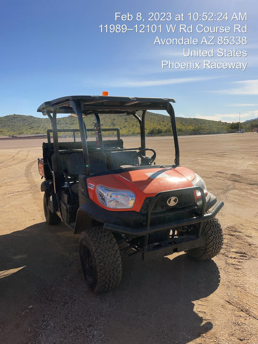 2022 Kubota RTV-X1140W-H Plastic Canopy, Windshield Acrylic Clear, LED Strobe Light, Wire Harness Kit, Back up Alarm
