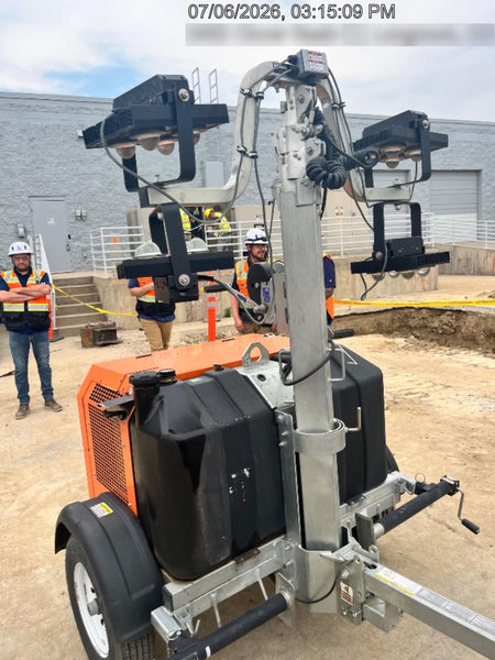 2024 Wanco WLTT-4MM4K Diesel, Deep Sea Controller, Shore Power Plug, Auto Start, (4) 350W LED Floodlights, 4kW Generator, 60 Gal Fuel Tank, 2" Ball, T3