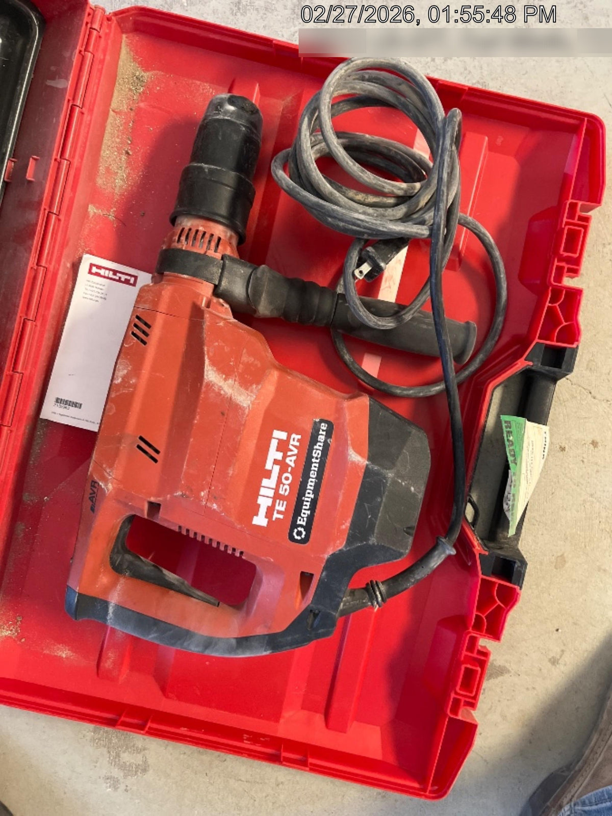 2022 HILTI TE 50-AVR