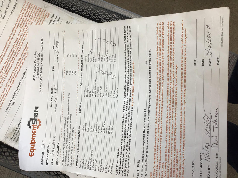 2019 SKYJACK SJ6832 RT