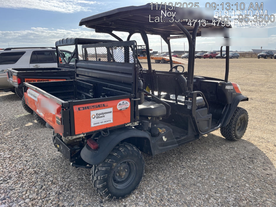 2022 Kubota RTV-X1140W-H Plastic Canopy, Windshield Acrylic Clear, LED Strobe Light, Wire Harness Kit, Back up Alarm