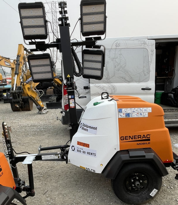 2023 Generac MLT2 Diesel, Flex Switch 120V Input, Powerzone Controller, (4) 320W LED Lights, 4kW Generator, 39.9 Gal Fuel Tank, 2" Ball, T3