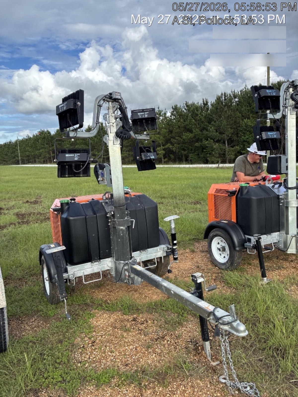 2024 Wanco WLTT-4MM4K Diesel, Deep Sea Controller, Shore Power Plug, Auto Start, (4) 350W LED Floodlights, 4kW Generator, 60 Gal Fuel Tank, 2" Ball, T3