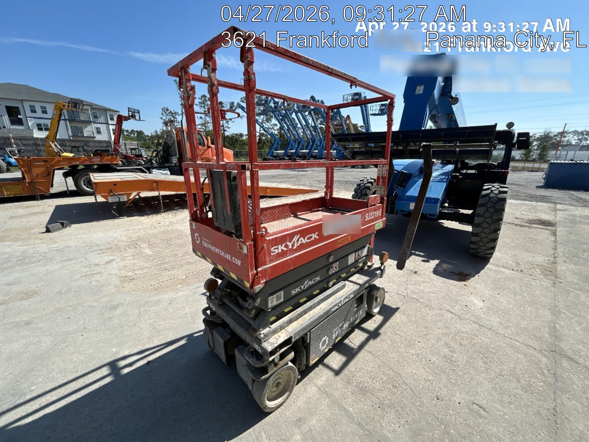 2024 Skyjack SJ3219 Electric Drive, Sld NM Tires, DBcns, RFRails, Power to Platform, T3 + Access Control