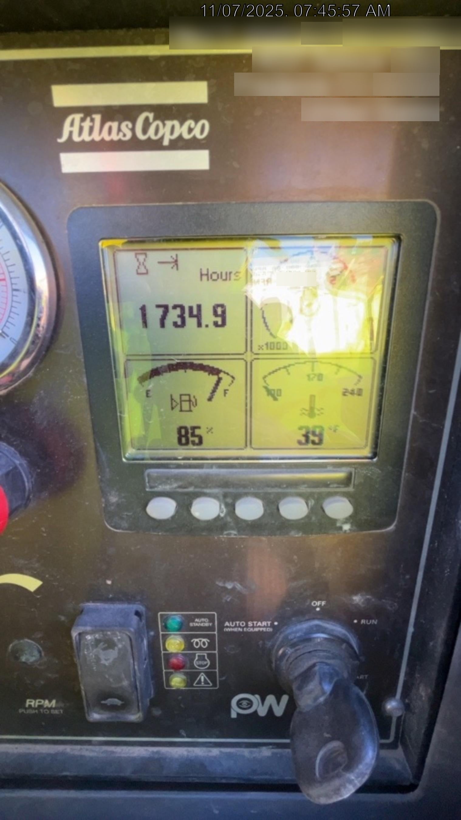 2020 ATLAS COPCO PAS 100 HF CS Enclosed