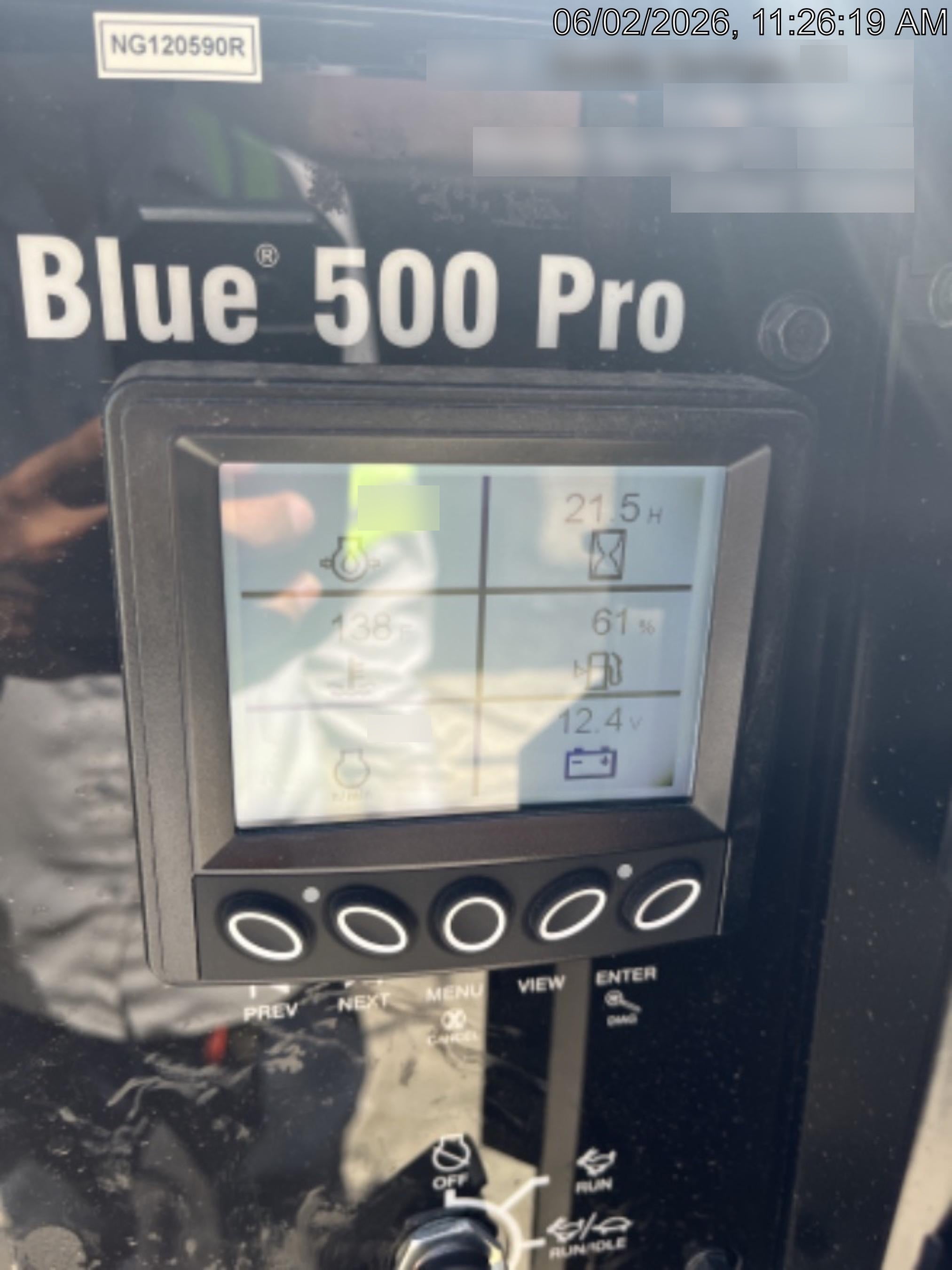 2026 MILLER ELECTRIC BIG BLUE 500