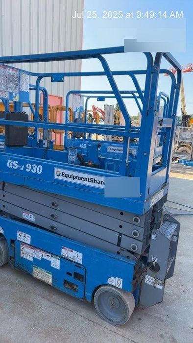 2020 Genie GS-1930 Solid Non Marking Tires, Beacon, Folding rails with half height swing gate