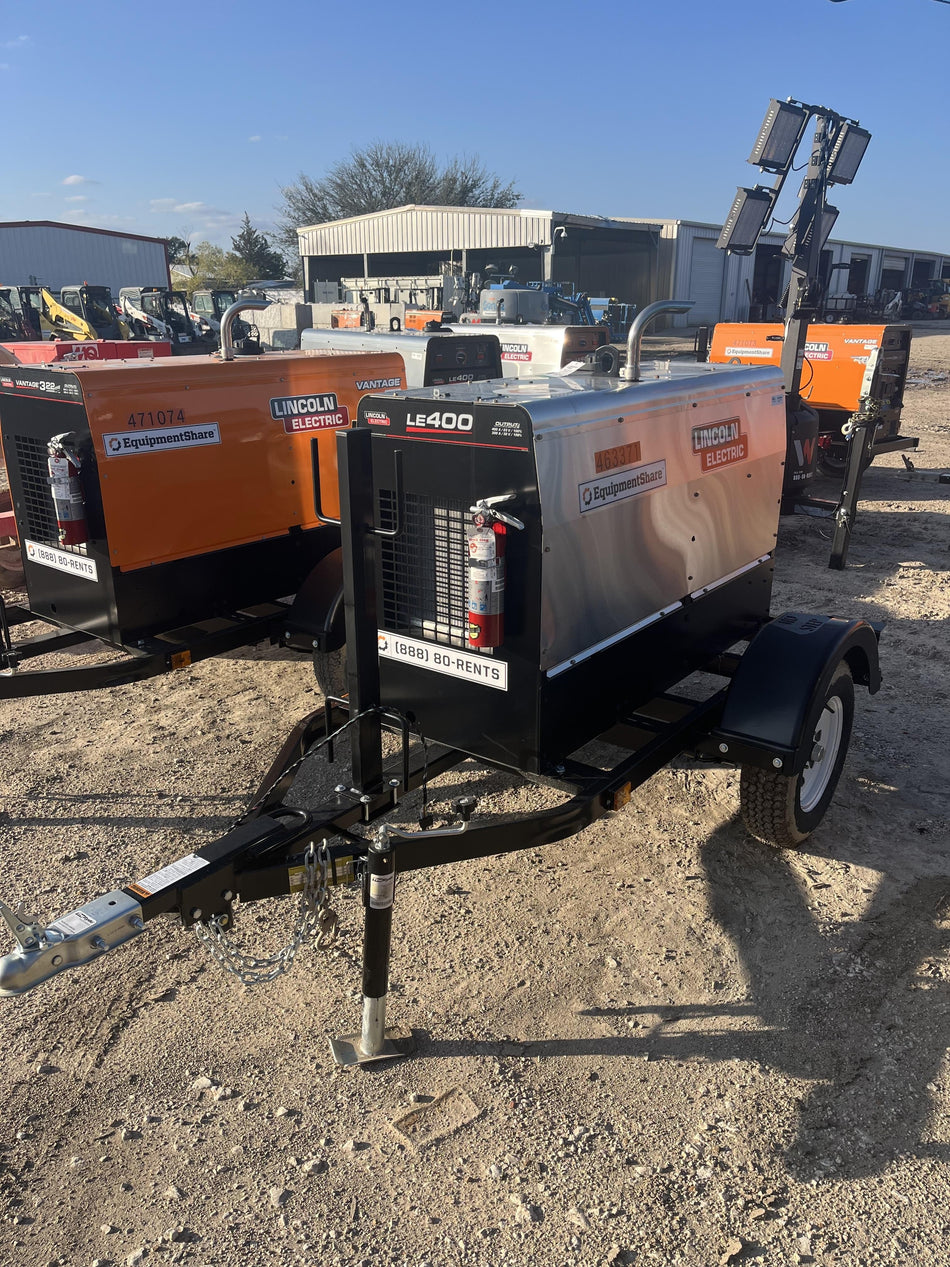 2024 Lincoln Electric LE400 Kubota V1505, Trlr, Cable Rack, Light Kit, ES Decals, T3