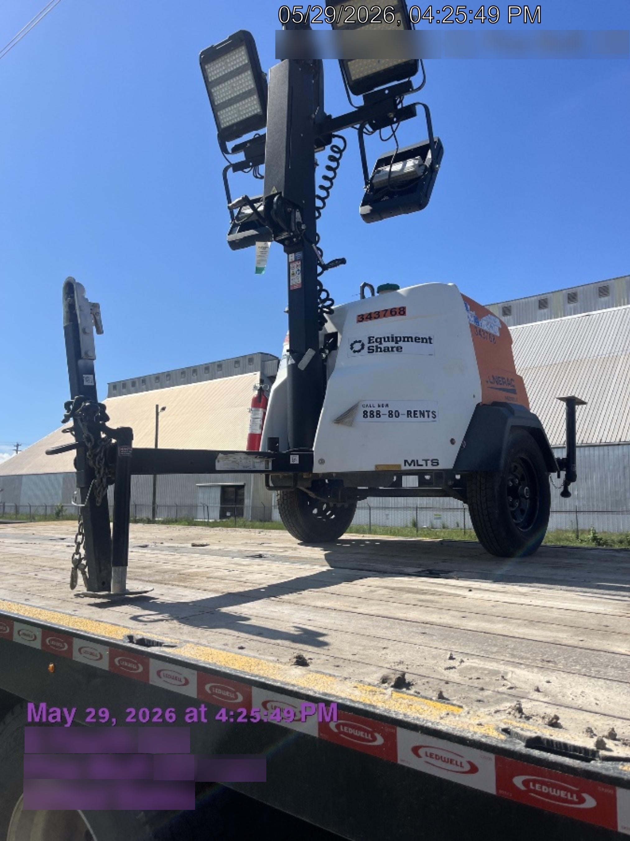 2023 Generac MLT2 Diesel, Flex Switch 120V Input, Powerzone Controller, (4) 320W LED Lights, 4kW Generator, 39.9 Gal Fuel Tank, 2" Ball, T3
