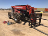 2020 Manitou MTA10055 Cab/Heat/Air, LED Work Lights, Solid Tires, Lift Hook, Beacon, Auxiliary Hydraulics w/66" Carriage and 60" Forks