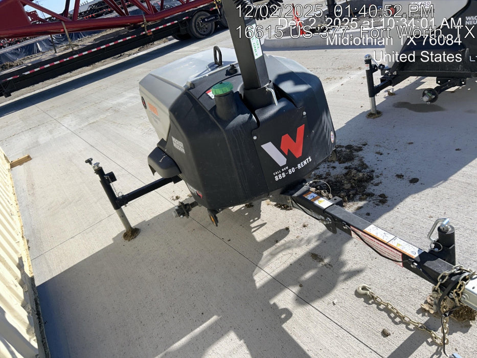 2024 Wacker Neuson LTT4 Diesel, Kohler KDW702, Deep Sea Controller, Auto Start, LED 320W, Bypass Outlet, T3