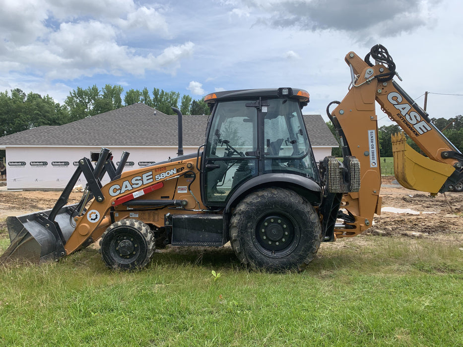 2020 Case 580N EP - Extendable Backhoe Cab/Heat/Air, 4WD, Extendable Stick, Pilot Controls, 2 Way Hydraulics, Ride Control, TAG Manual QC