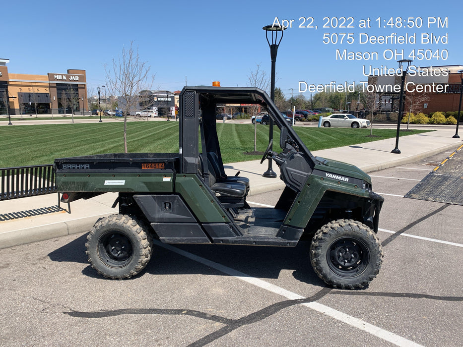 2021 Yanmar YU1000 Canopy, Steel Wheel, Poly WindShield, Beacon, Backup Alarm