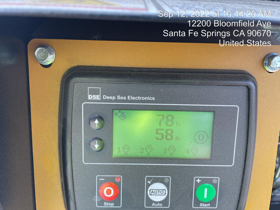 2022 Allmand NLV3GR (4) LED Light Fixture 350W, 23' Vertical Mast, 3kW Prime, Towable, Deep Sea L401, Leveling Jacks, Yanmar T4F 5.8hp