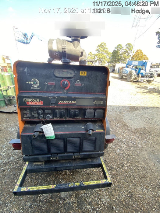 2021 Lincoln Electric Vantage 549X Ready Pak 3, ORANGE (includes trailer, cable rack, fender light kit)