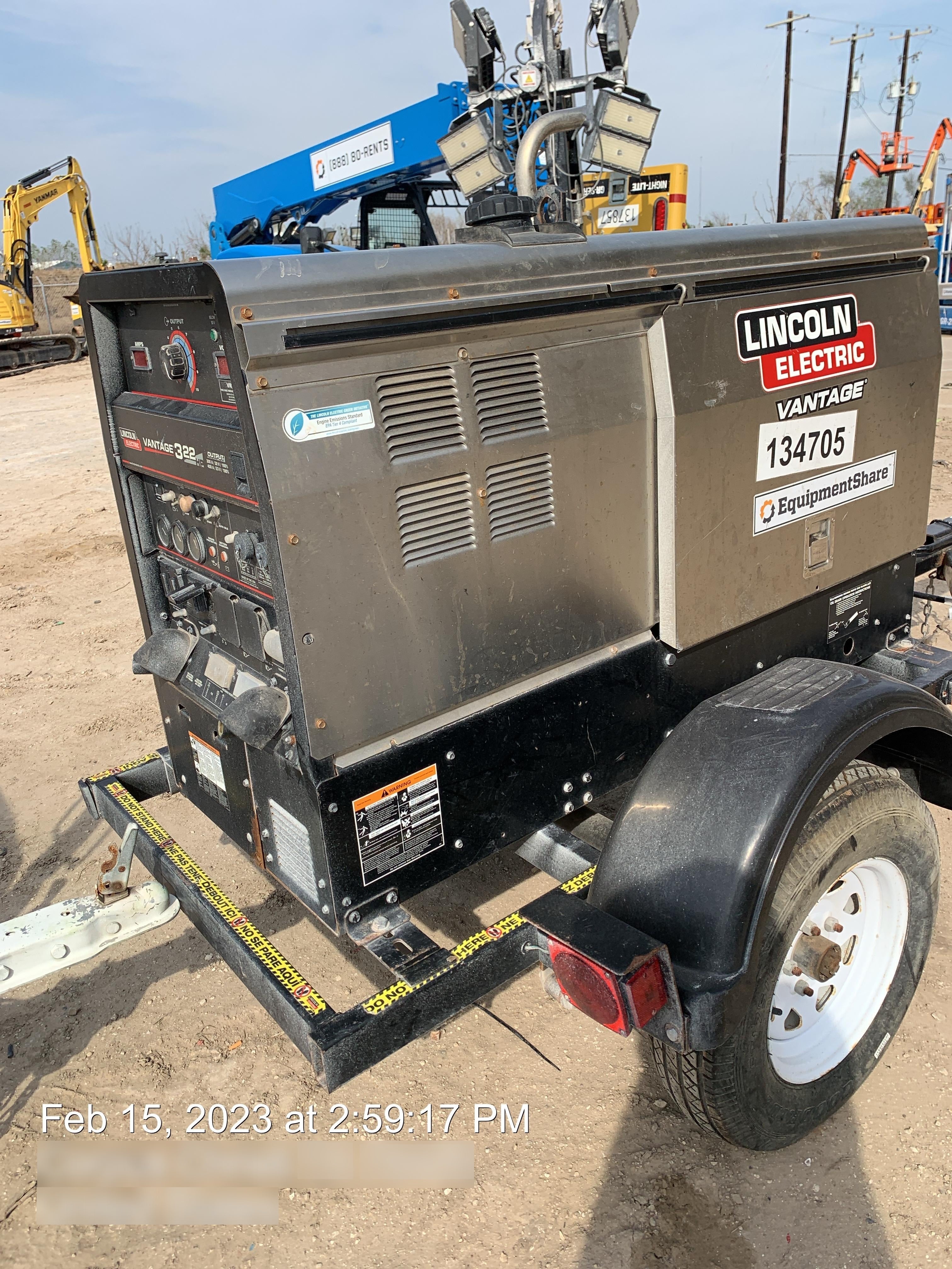2021 Lincoln Electric Vantage 322 Ready Pak 3