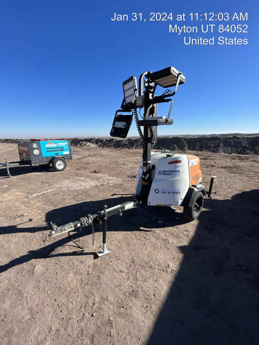 2023 Generac MLT2 Diesel, Flex Switch 120V Input, Powerzone Controller, (4) 320W LED Lights, 4kW Generator, 39.9 Gal Fuel Tank, 2" Ball, T3