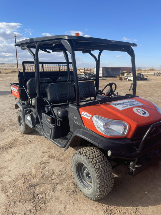 2022 Kubota RTV-X1140W-H Plastic Canopy, Windshield Acrylic Clear, LED Strobe Light, Wire Harness Kit, Back up Alarm