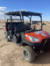 2022 Kubota RTV-X1140W-H Plastic Canopy, Windshield Acrylic Clear, LED Strobe Light, Wire Harness Kit, Back up Alarm
