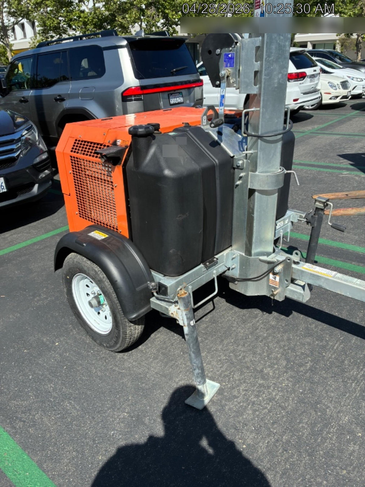 2024 Wanco WLTT-4MM4K Diesel, Deep Sea Controller, Shore Power Plug, Auto Start, (4) 350W LED Floodlights, 4kW Generator, 60 Gal Fuel Tank, 2" Ball, T3