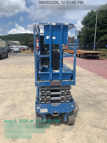 2019 Genie GS-1930 Fixed Rails with Chain Entry