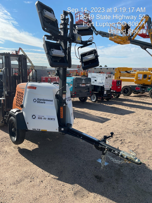 2023 Generac MLT2 Diesel, Flex Switch 120V Input, Powerzone Controller, (4) 320W LED Lights, 4kW Generator, 39.9 Gal Fuel Tank, 2" Ball, T3