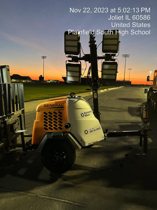 2023 Generac MLT2 Diesel, Flex Switch 120V Input, Powerzone Controller, (4) 320W LED Lights, 4kW Generator, 39.9 Gal Fuel Tank, 2" Ball, T3