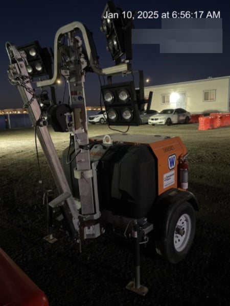 2024 Wanco WLTT-4MM4K Diesel, Deep Sea Controller, Shore Power Plug, Auto Start, (4) 350W LED Floodlights, 4kW Generator, 60 Gal Fuel Tank, 2" Ball, T3