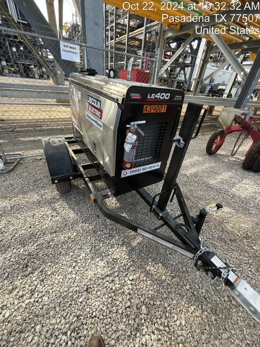 2024 Lincoln Electric LE400 Kubota V1505, Trlr, Cable Rack, Light Kit, ES Decals, T3