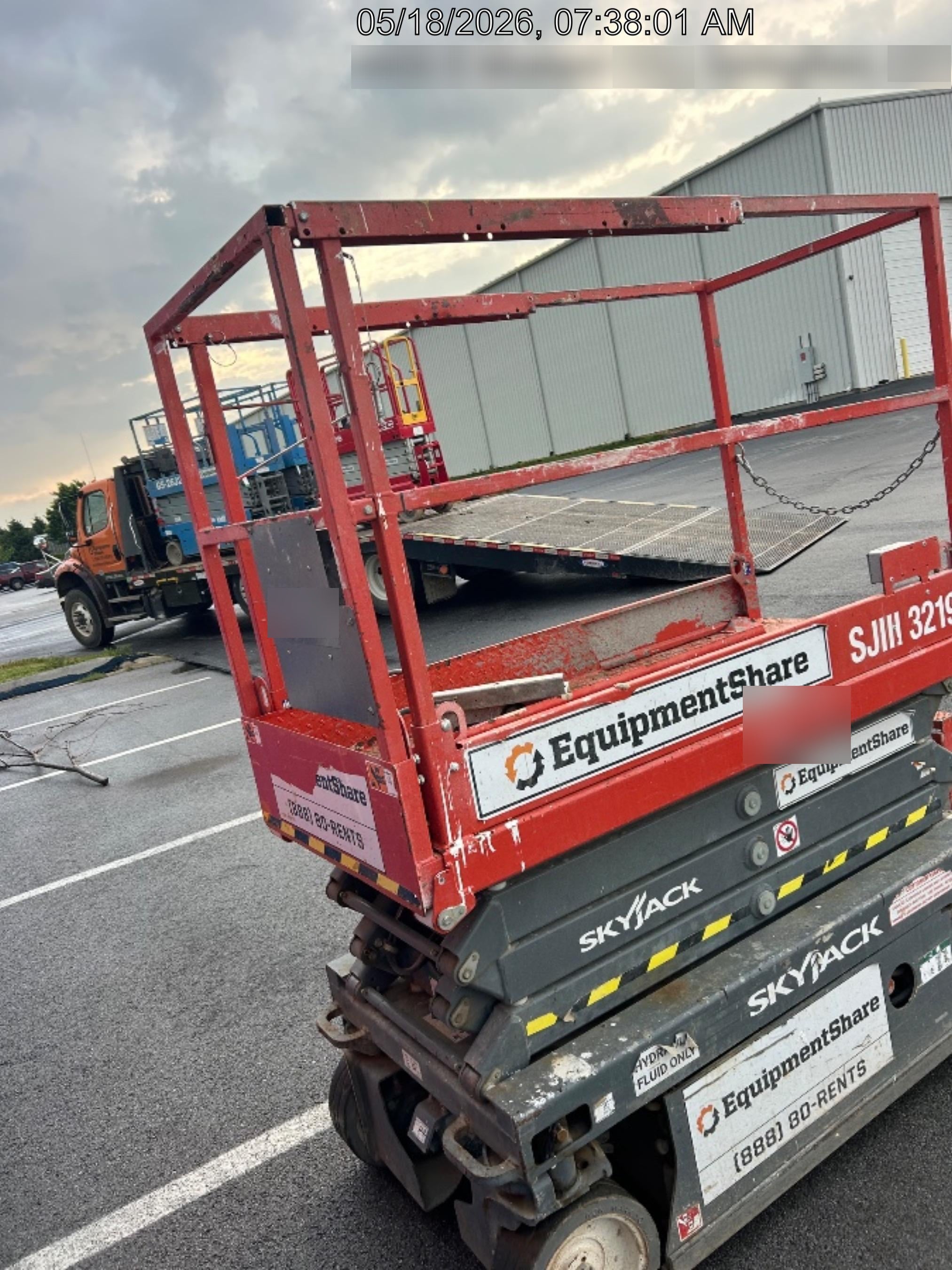 2019 Skyjack SJIII-3219 Standard Options, Trojan Batteries