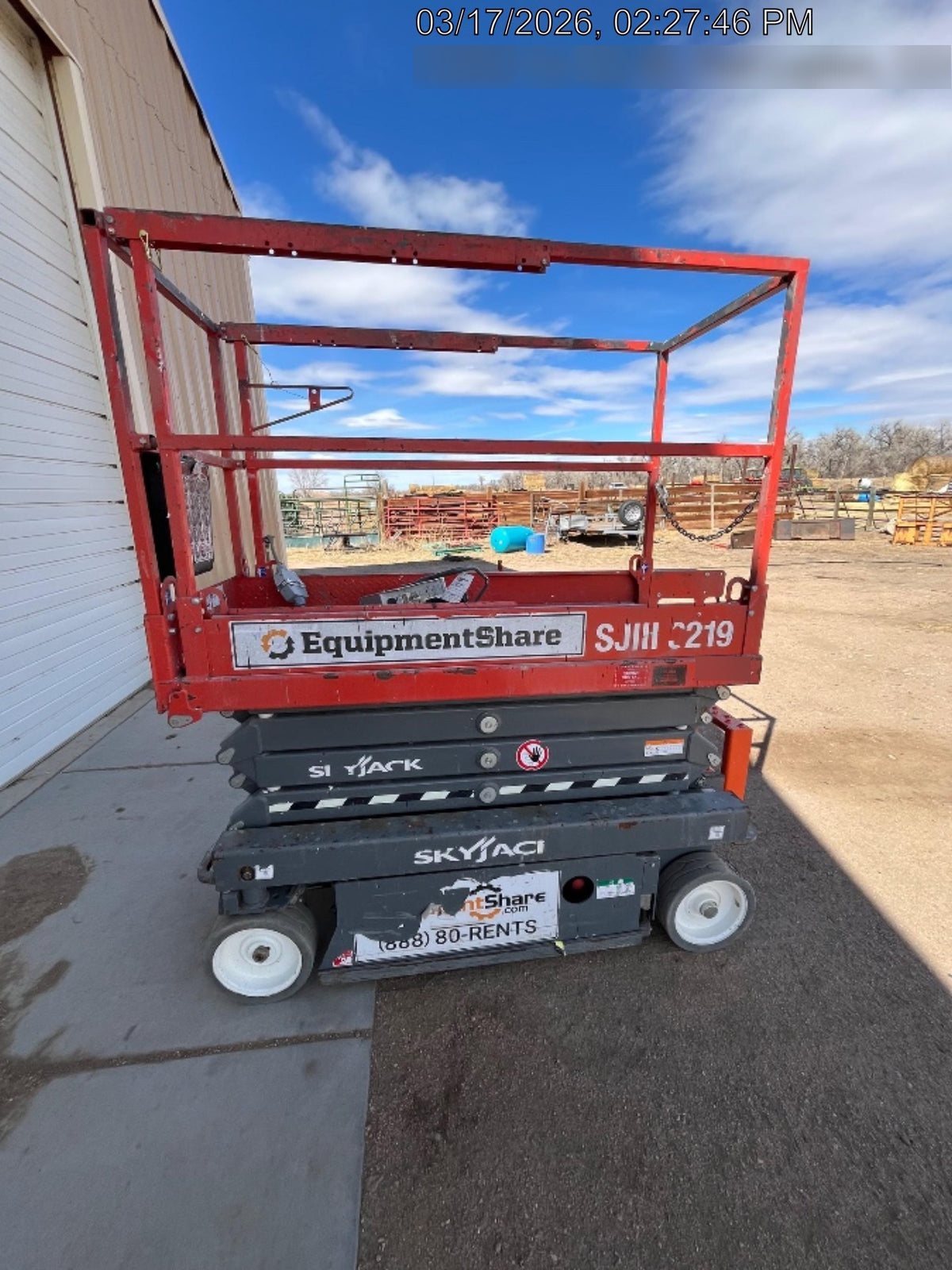 2018 SKYJACK SJIII-3219