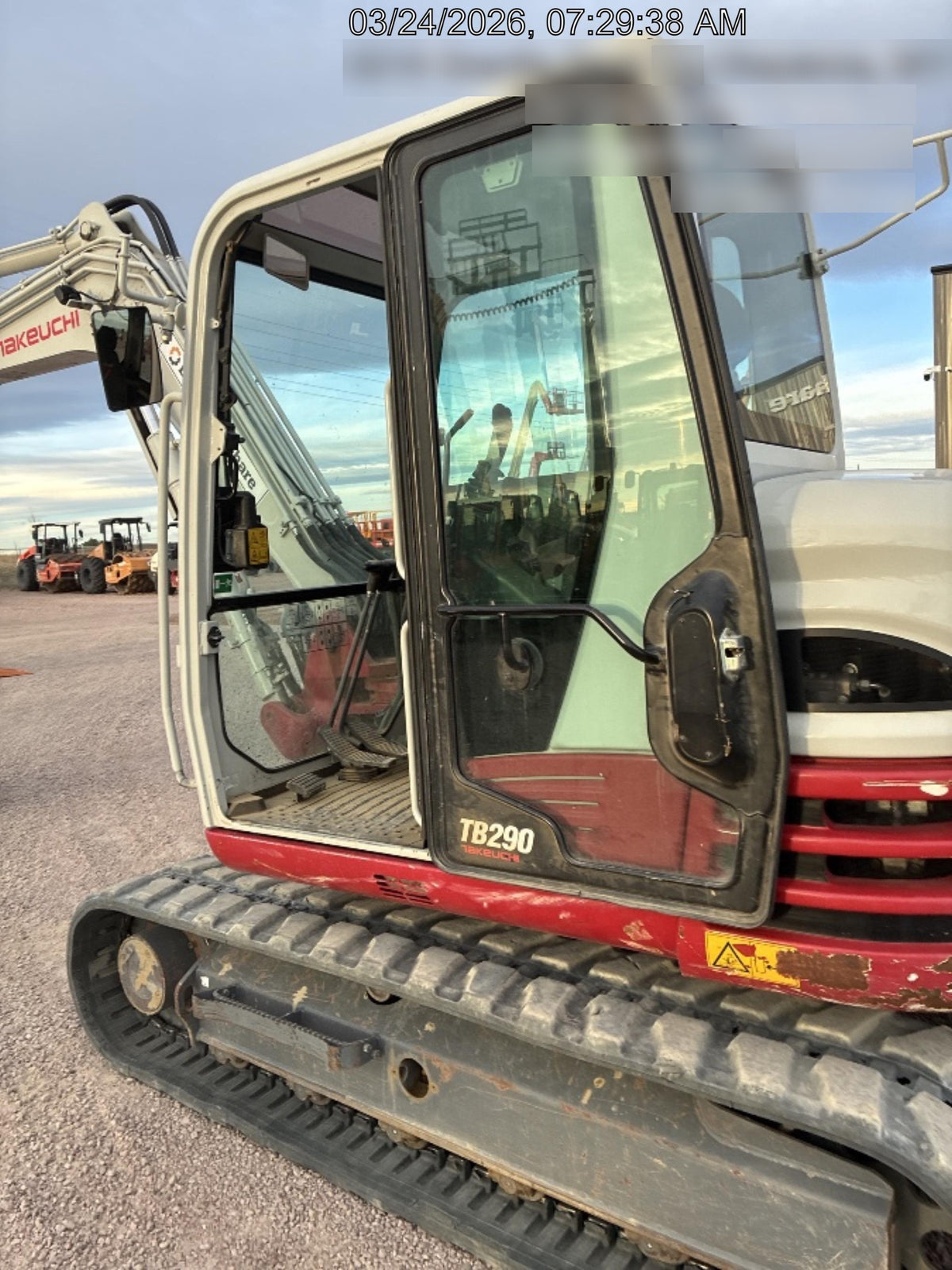 2020 Takeuchi TB290C Cab/Heat/Air, Rubber Tracks, Manual TAG QC