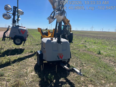 2018 Wacker Neuson LTV6L-MH Wacker Neuson LTV6L Mobile Light Tower w/Fuel Level Sensor Installed