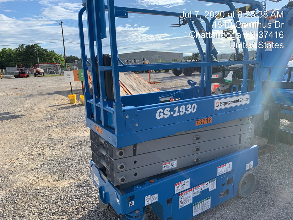 2020 Genie GS-1930 Fixed rails with chain entry gate - Pre A92.20