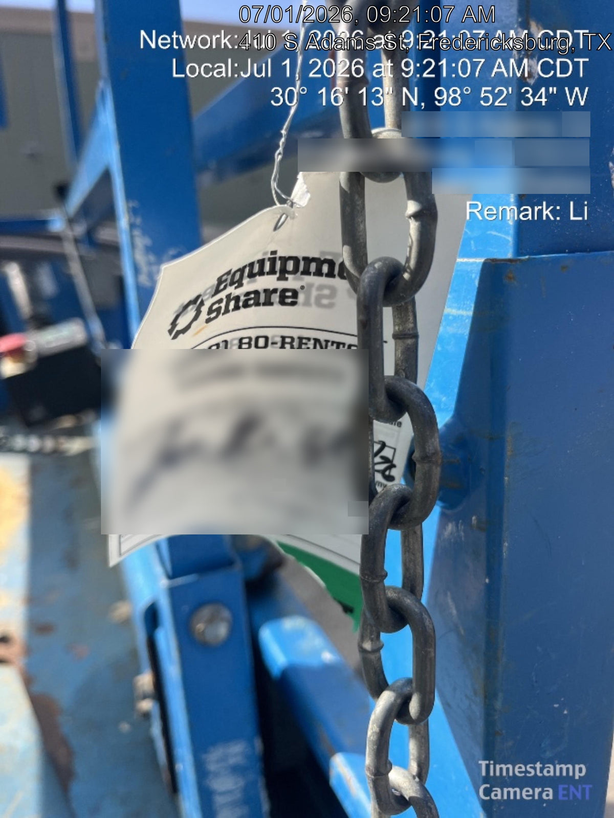 2019 Genie GS-1930 Fixed rails with chain Entry