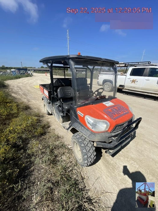 2022 Kubota RTV-X1140W-H Plastic Canopy, Windshield Acrylic Clear, LED Strobe Light, Wire Harness Kit, Back up Alarm