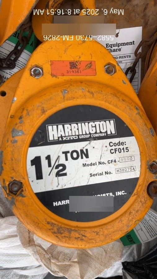 2023 HARRINGTON CF015-20