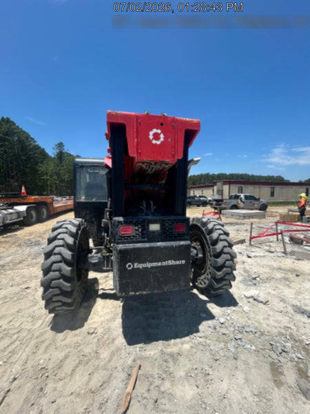 2019 Manitou MTA10055 Canopy, 120 HP, Solid Tires, Work Lights, Lift Hook, Auxiliary Hydraulics 66" Carriage and 60" Forks