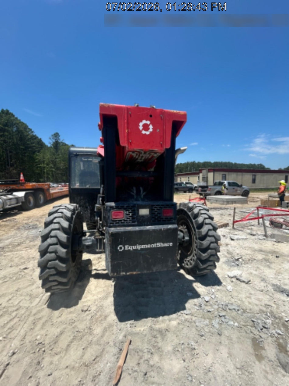 2019 Manitou MTA10055 Canopy, 120 HP, Solid Tires, Work Lights, Lift Hook, Auxiliary Hydraulics 66" Carriage and 60" Forks
