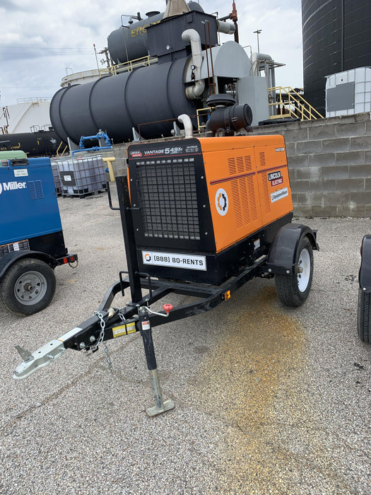 2021 Lincoln Electric Vantage 549X Ready Pak 3, ORANGE (includes trailer, cable rack, fender light kit)