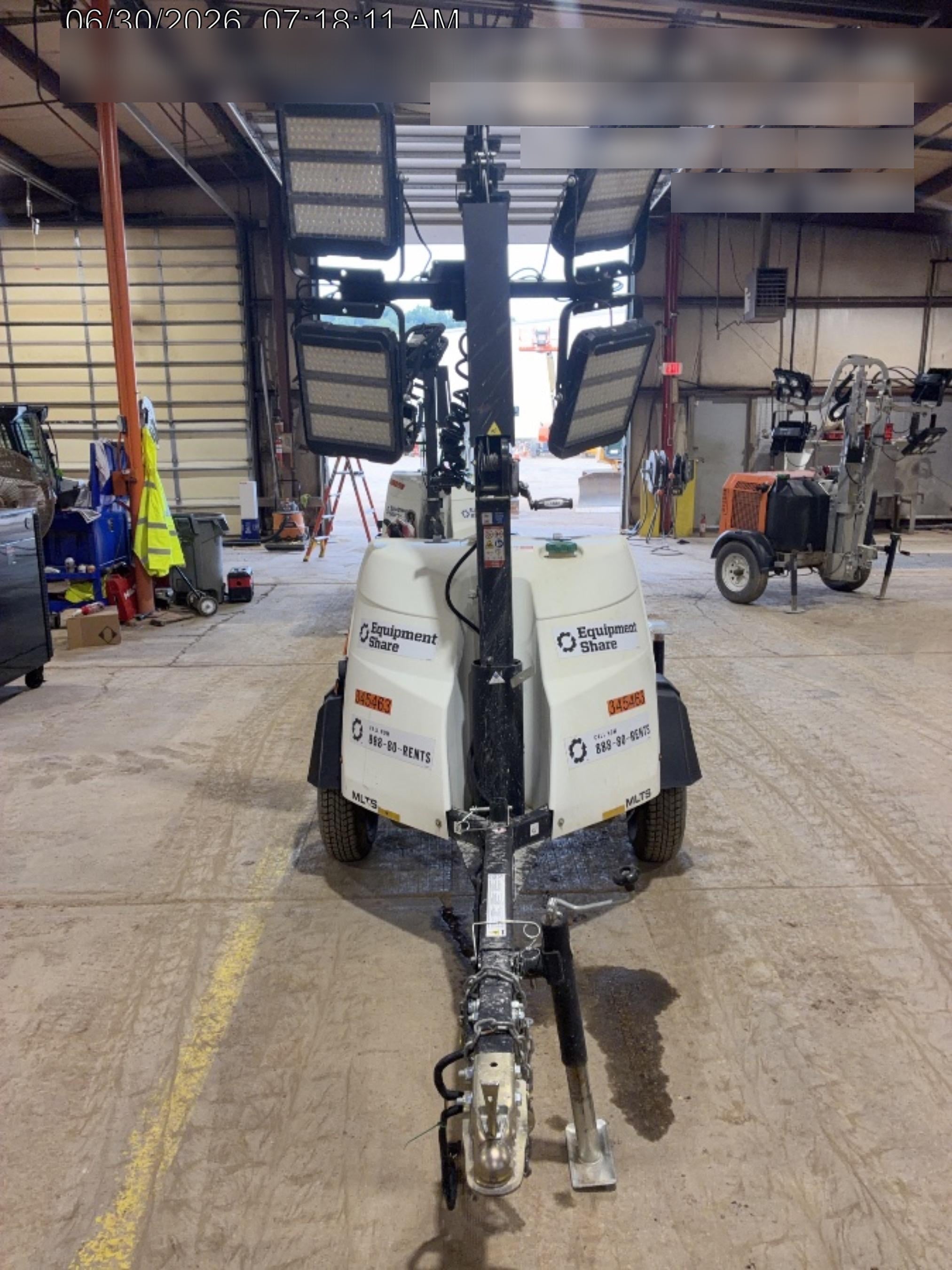 2023 Generac MLT2 Diesel, Flex Switch 120V Input, Powerzone Controller, (4) 320W LED Lights, 4kW Generator, 39.9 Gal Fuel Tank, 2" Ball, T3