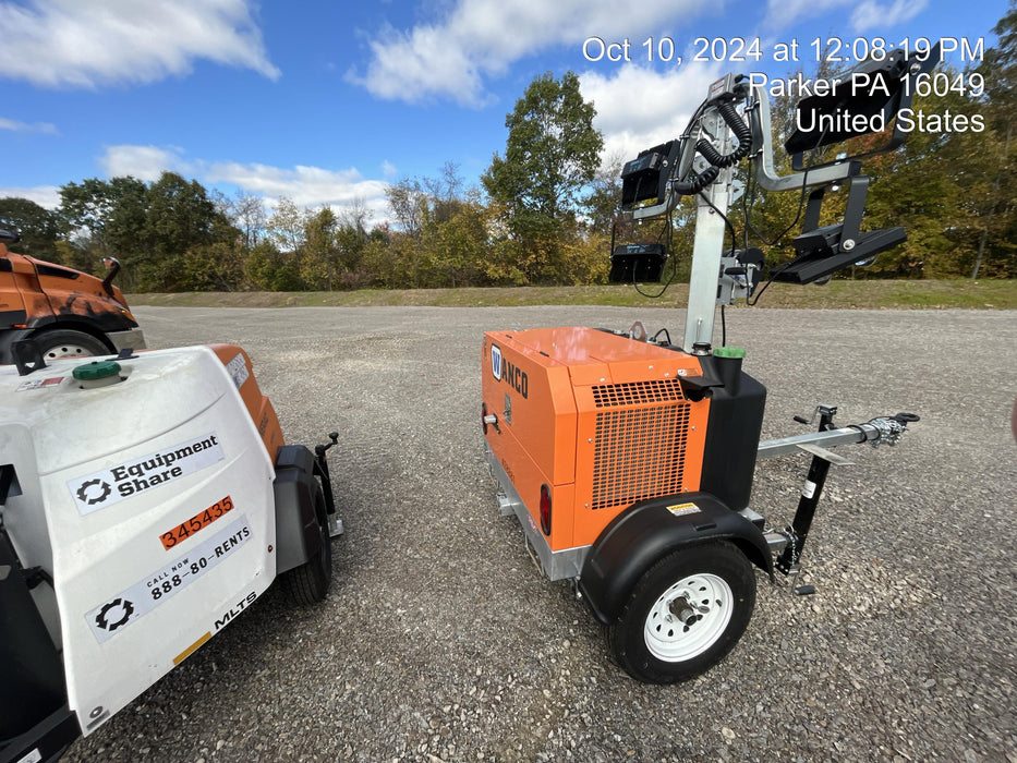 2024 Wanco WLTT-4MM4K Diesel, Deep Sea Controller, Shore Power Plug, Auto Start, (4) 350W LED Floodlights, 4kW Generator, 60 Gal Fuel Tank, 2" Ball, T3