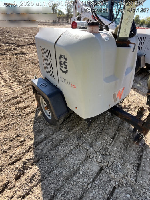 2018 Wacker Neuson LTV6L-MH Wacker Neuson LTV6L Mobile Light Tower w/Fuel Level Sensor Installed