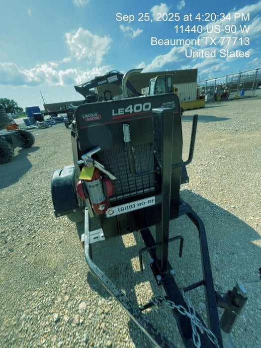 2024 Lincoln Electric LE400 Kubota V1505, Trlr, Cable Rack, Light Kit, ES Decals, T3