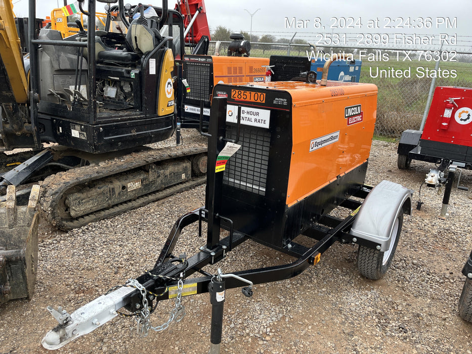 2022 Lincoln Electric LE400 Kubota V1505, Trlr, Cable Rack, Light Kit, ES Decals, T3