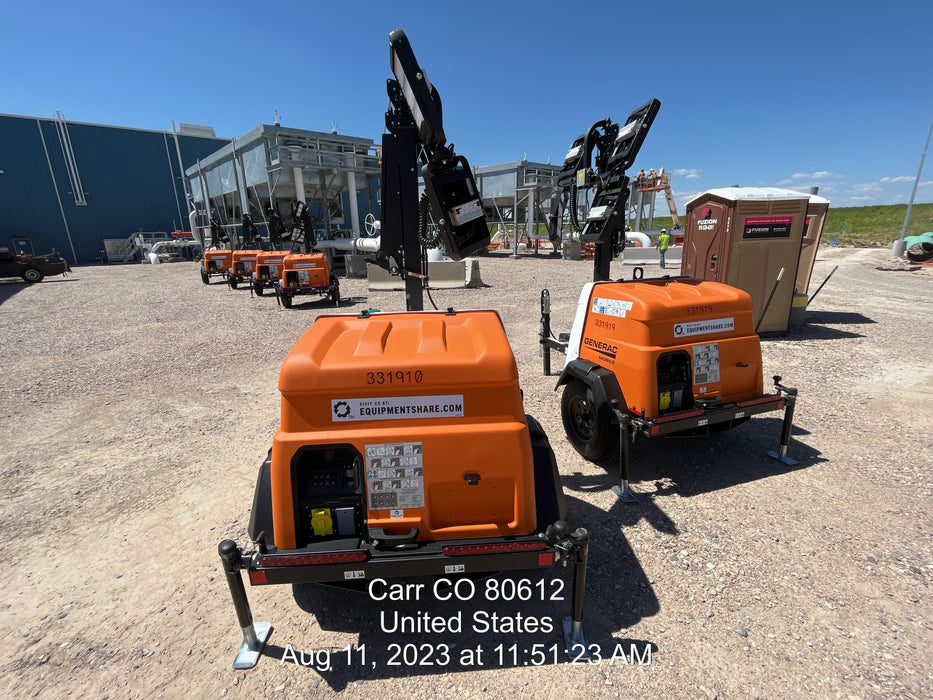 2023 Generac MLT2 Diesel, Flex Switch 120V Input, Powerzone Controller, (4) 320W LED Lights, 4kW Generator, 39.9 Gal Fuel Tank, 2" Ball, T3