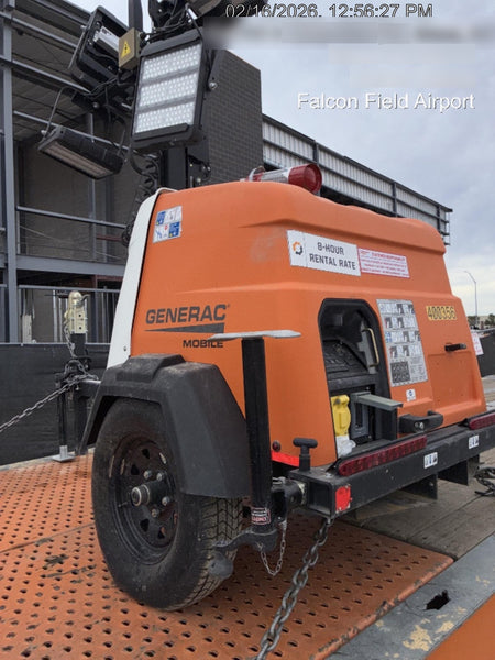 2024 Generac MLT2 Diesel, Flex Switch 120V Input, Powerzone Controller, 
(4) 320W LED Lights, 4kW Generator, 39.9 Gal Fuel Tank, 2" Ball, T3