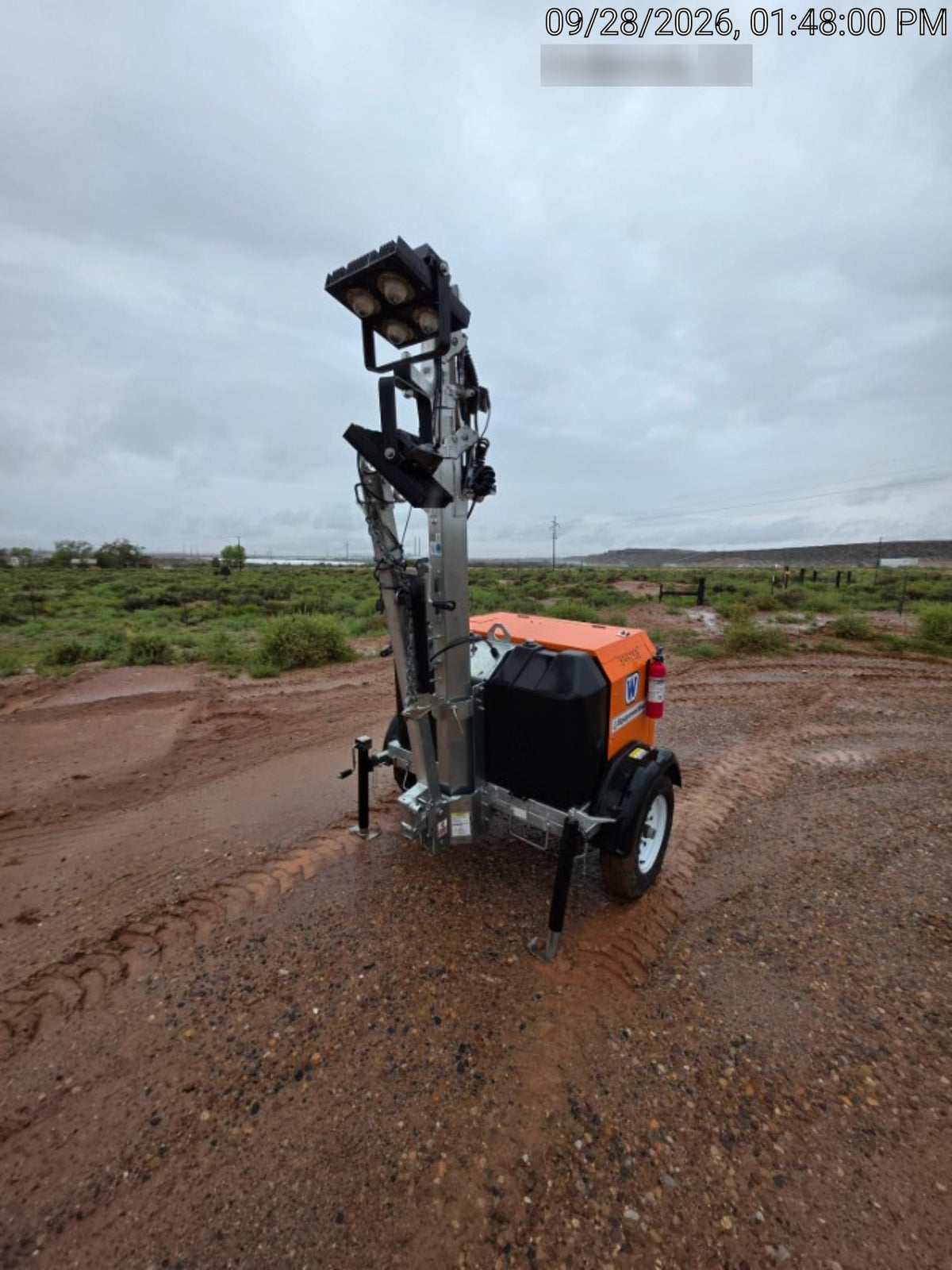 2024 Wanco WLTT-4MM4K Diesel, Deep Sea Controller, Shore Power Plug, Auto Start, (4) 350W LED Floodlights, 4kW Generator, 60 Gal Fuel Tank, 2" Ball, T3