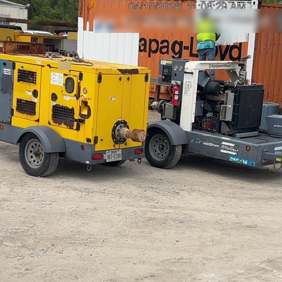2020 ATLAS COPCO PAS 100 HF CS Enclosed